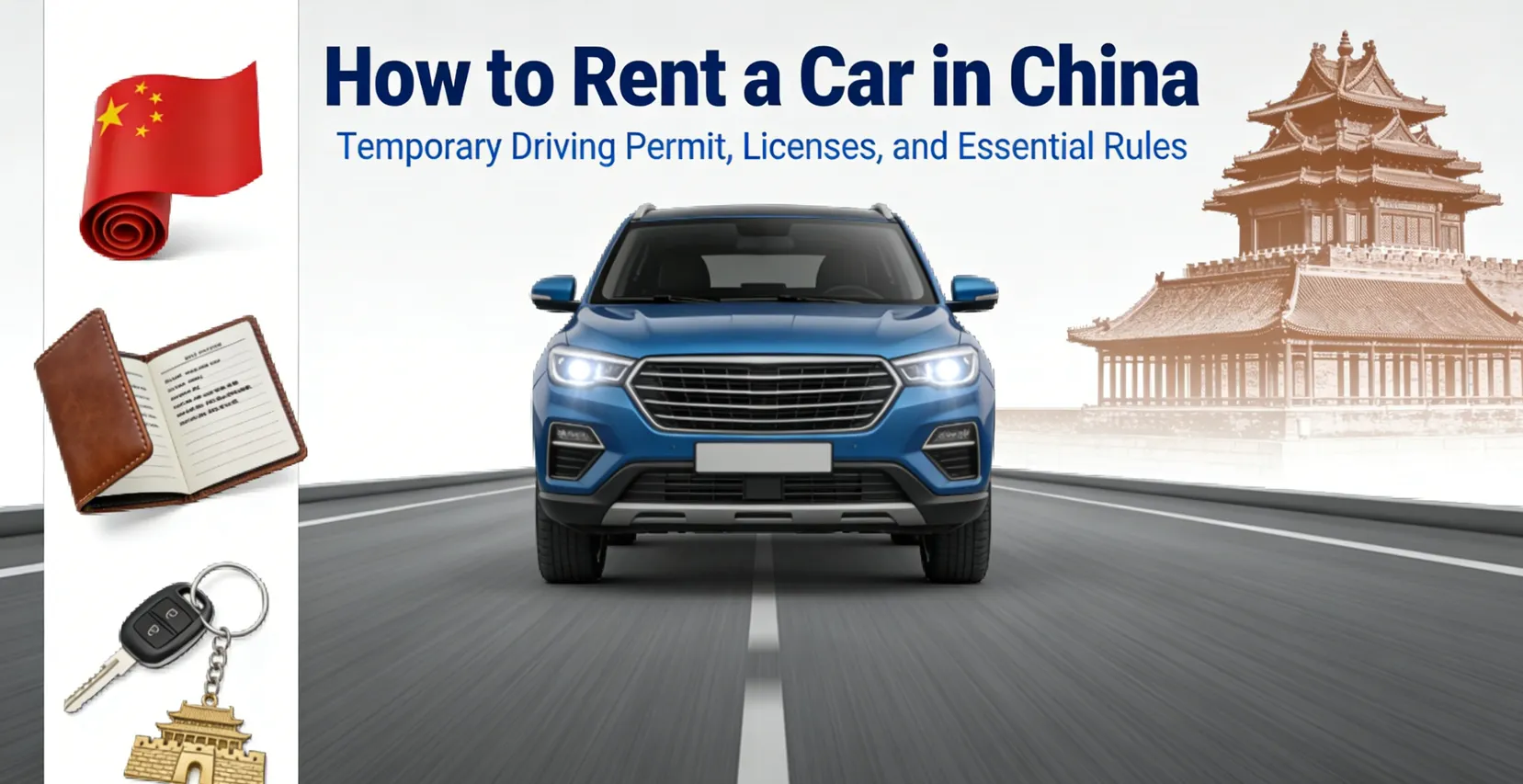 Rent a Car in China 2026: Foreigner Guide & Temporary License