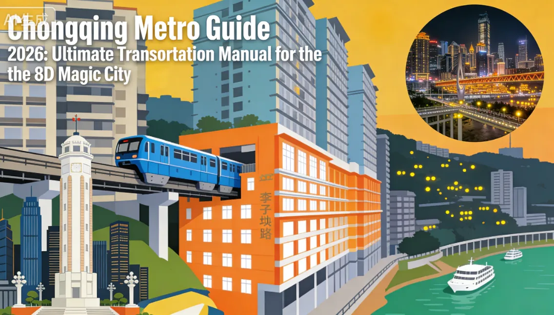 Chongqing Metro Guide 2026: English Map, Tickets & Liziba