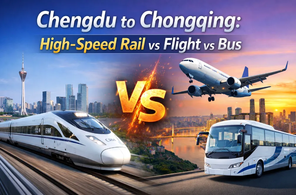 How to Get from Chengdu to Chongqing 2026: Train, Bus & Flight