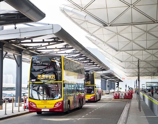 Hong Kong MTR East Rail Line train heading to the Shenzhen Lo Wu border