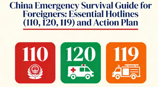 China Emergency Numbers (2026): Police 110, Ambulance 120