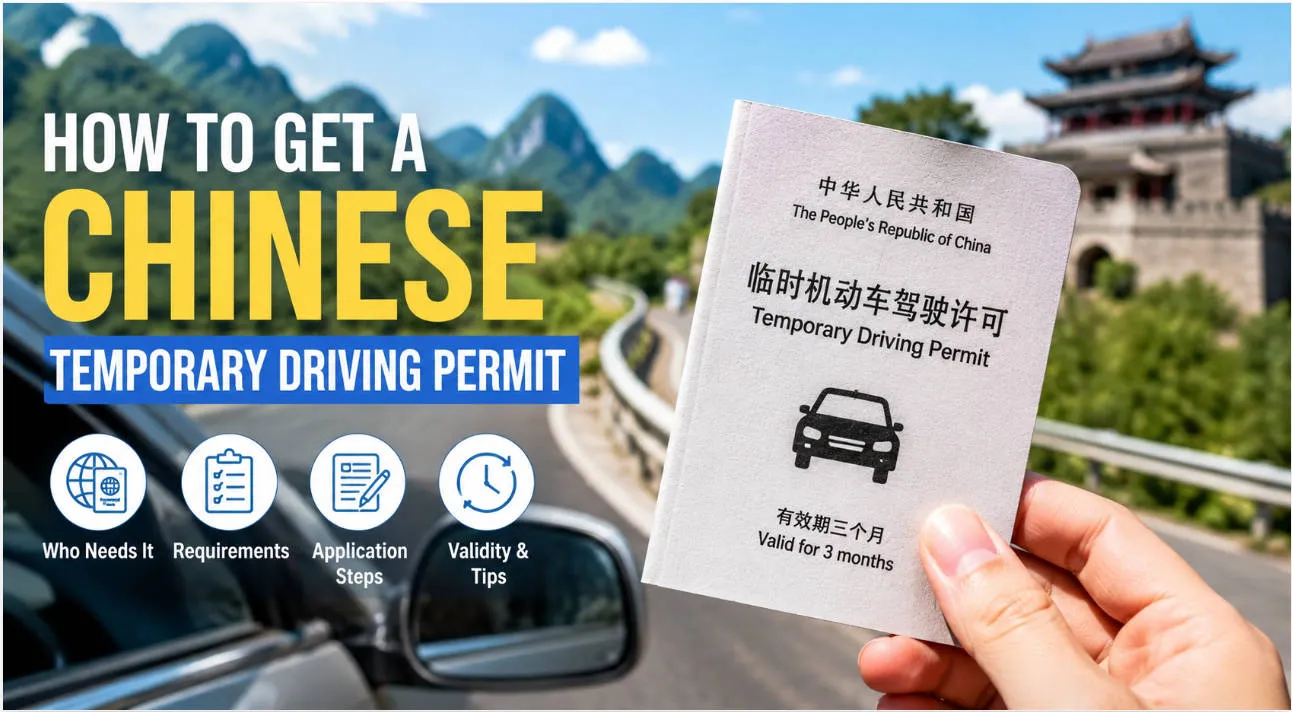 Driving in China: How to Get a Temporary Driving Permit (2026 Foreigner Guide)